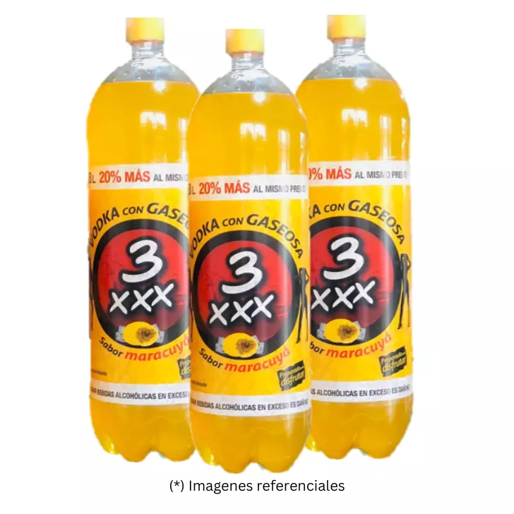 Vodka 3xxx Sabores 1.8lt
