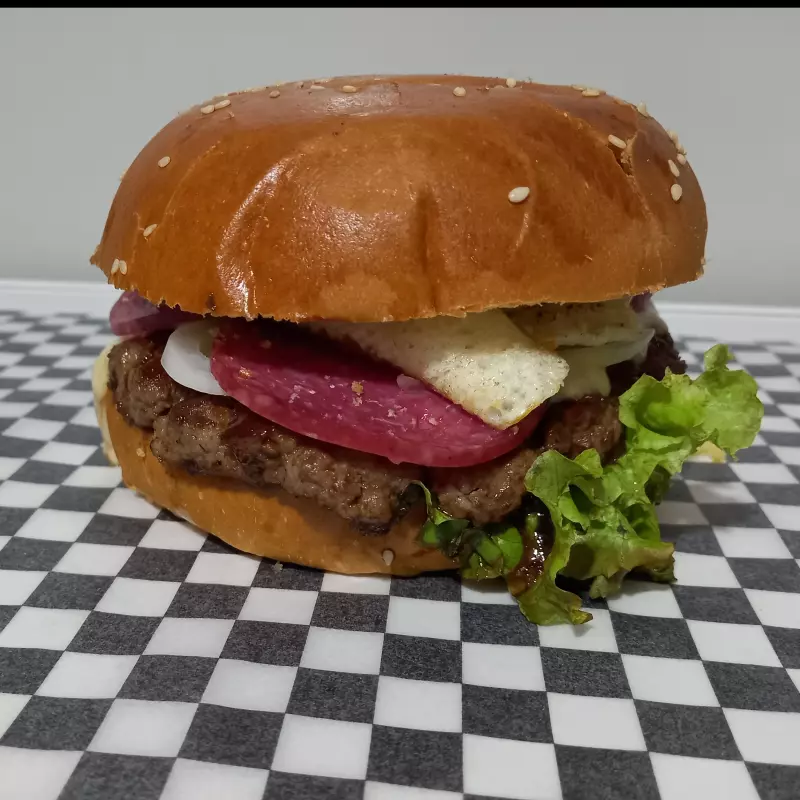 hamburgesa casera 4 ingredientes