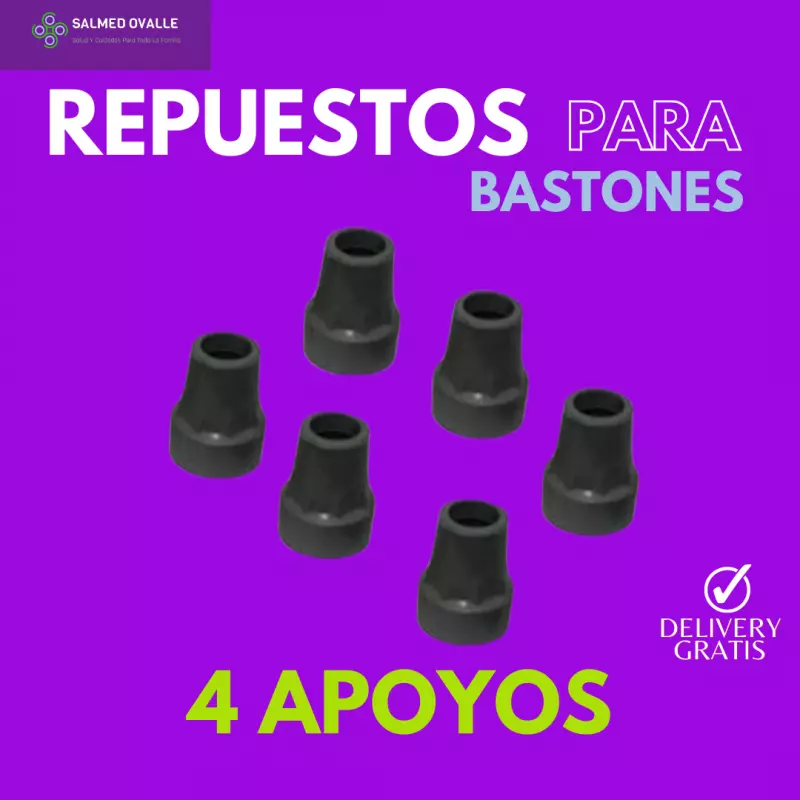 REPUESTO BASTÓN 4 APOYOS X UNIDAD