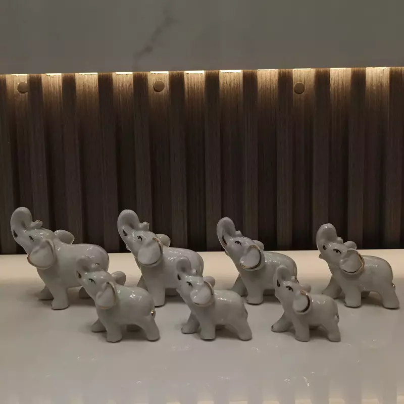 ELEFANTES X7 PORCELANA