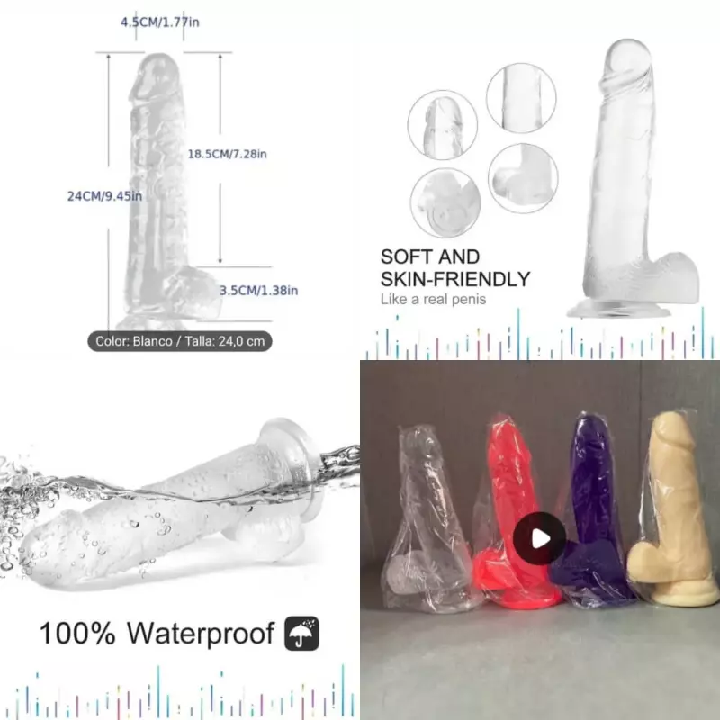 DILDO C/ VENTOSA (🔵)