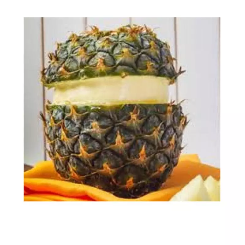Helado de Piña en su Cascara