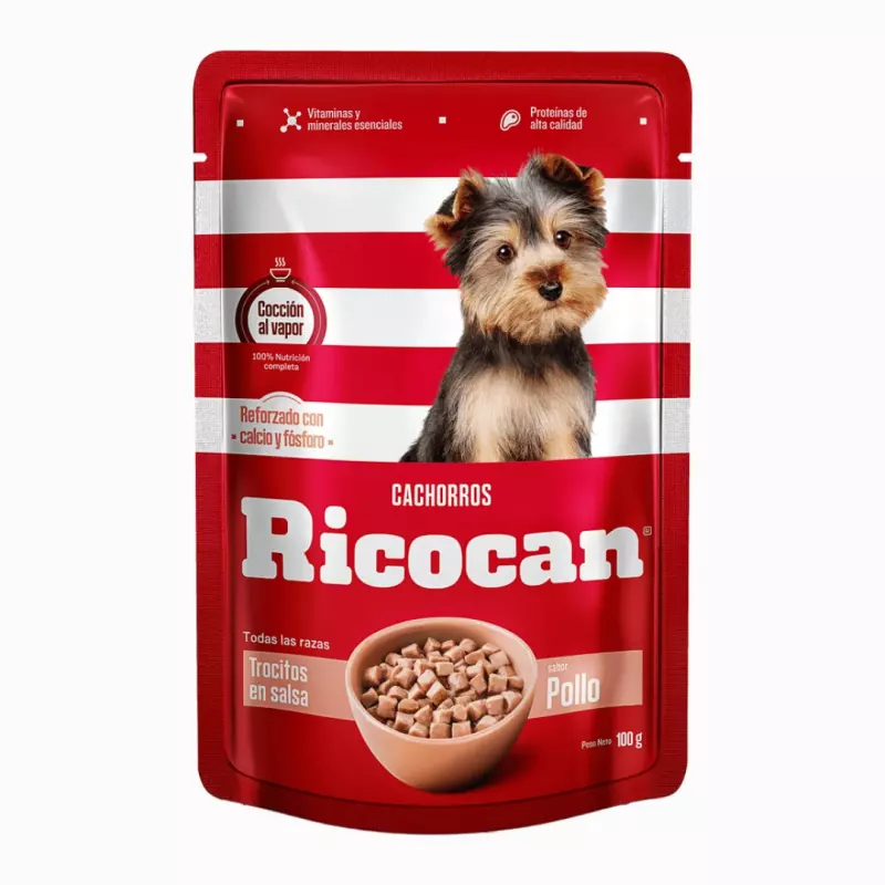 RICOCAN Troc. Pouch Cachorro 100 GR