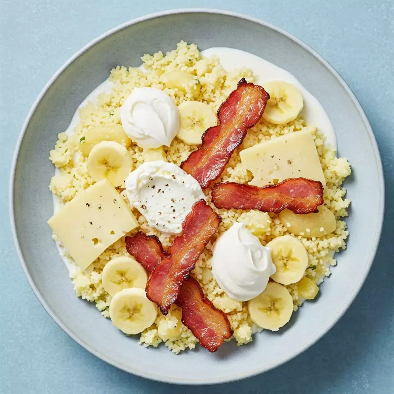 Cúscus ao Leite de Coco com Banana