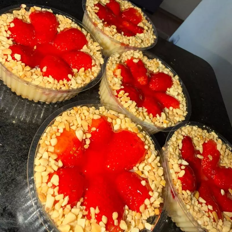 torta de morango