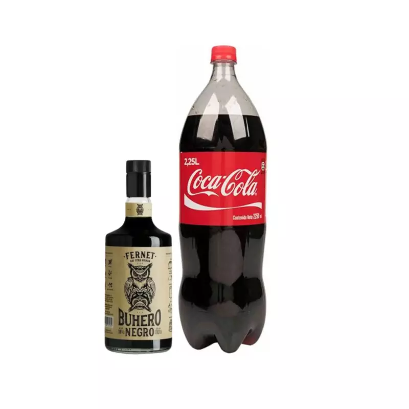 Fernet Buhero 700cc + Coca Cola 2.25