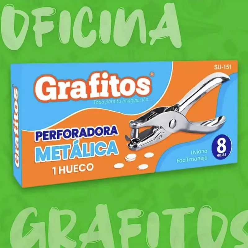 PERFORADORA UN HUECO GRAFITOS