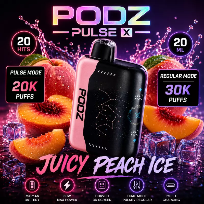 Podz- Juicy Peach Ice 🍑🧊