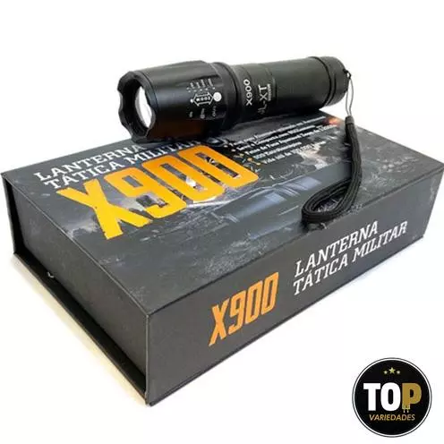 Lanterna X900 Tática Militar Recarregável(cópia)