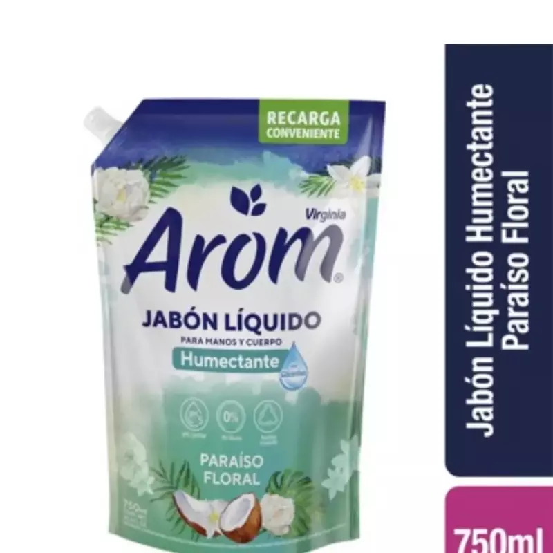 Jabón Arom paraíso floral 750ml