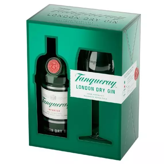 Kit Tanqueray 750ml + Taça Oficial