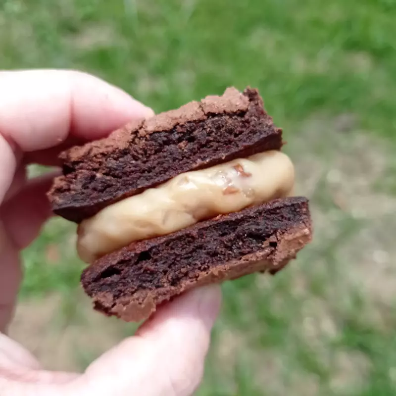 Brownie Recheado com Nozes