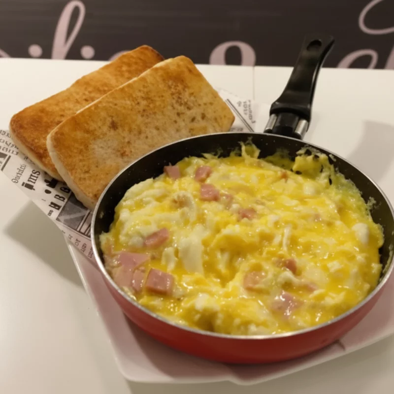 Paila Huevo y jamón