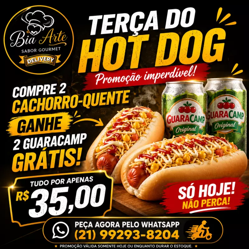Terça do cachorro-quente