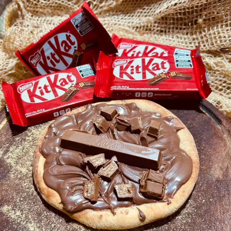 Esfiha de Kitkat