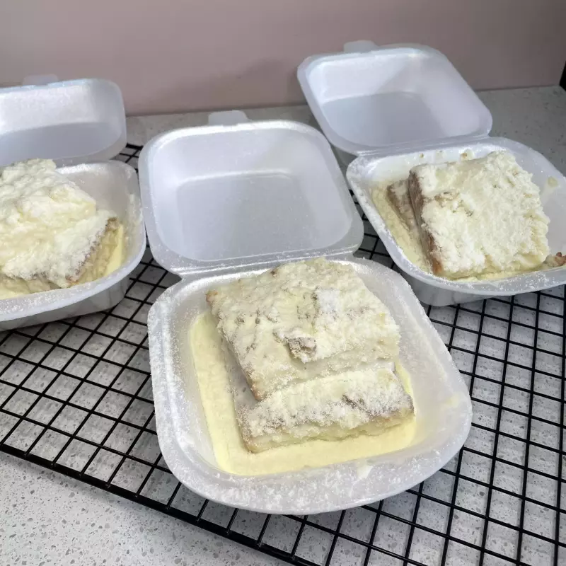 Bolo gelado de mousse de ninho