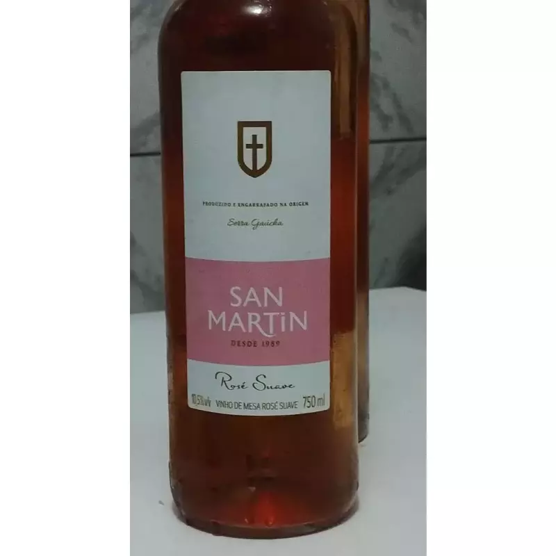 VINHO ROSE SUAVE SAN MARTIN 750ML