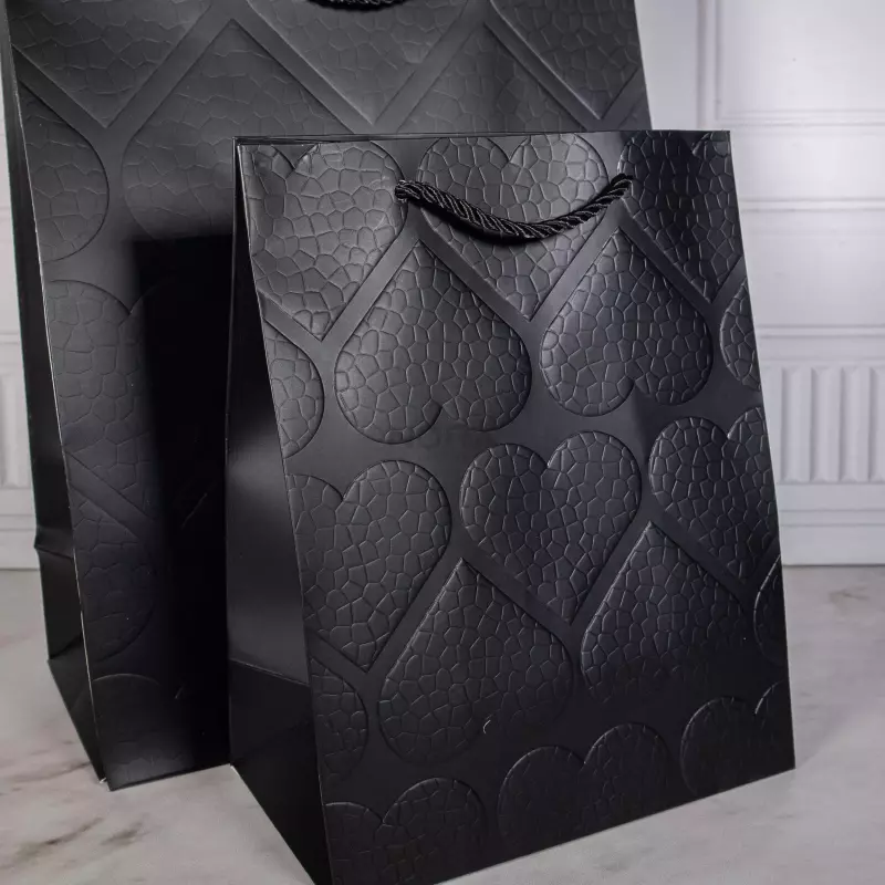 Bolsas Corazon Negro 3151 (S/M)