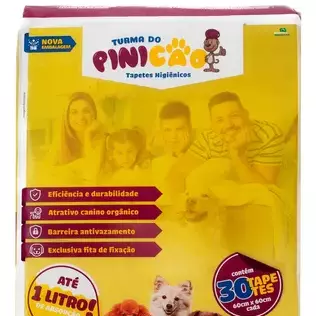 60x60 30 un Turma Do Pinicão tapete