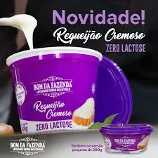 Requeijão Cremoso Zero Lactose