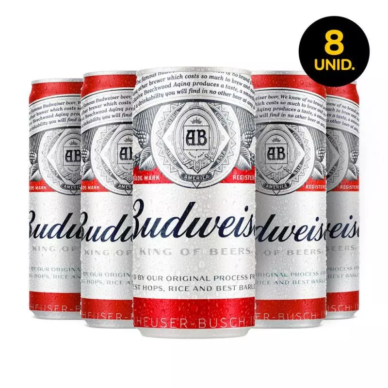 Budweiser  - Pack De 8 Unidades