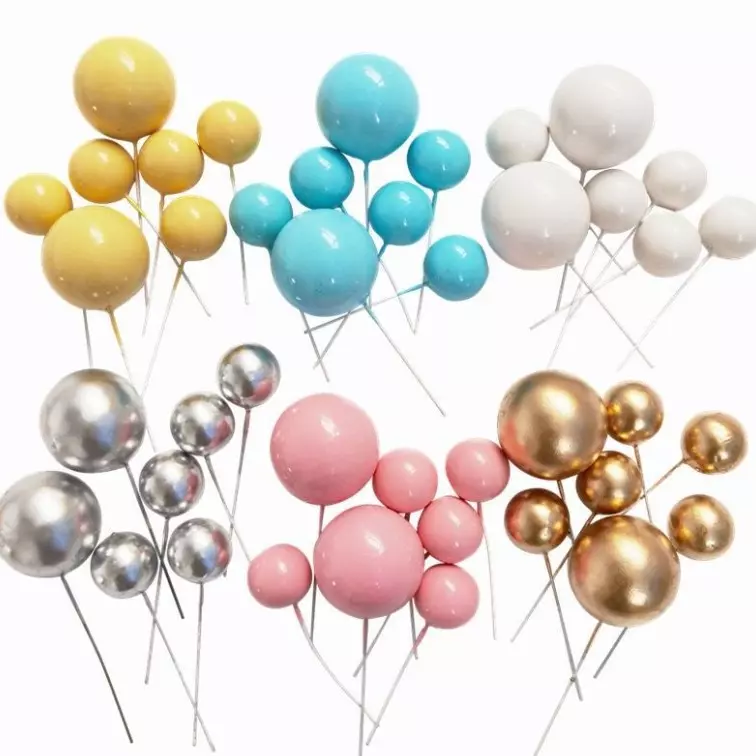 Set de 9 esferas colores y tamaños