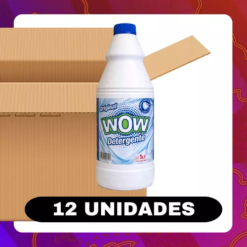 Bulto Wow Cloro Detergente 1l