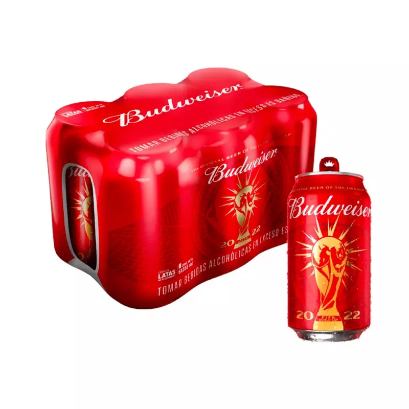 Cerveza Budweiser lata