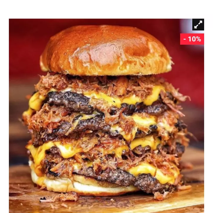 Triple fat burger