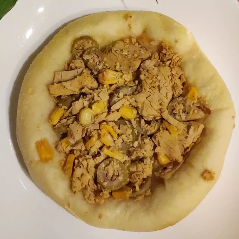 Esfiha aberta frango