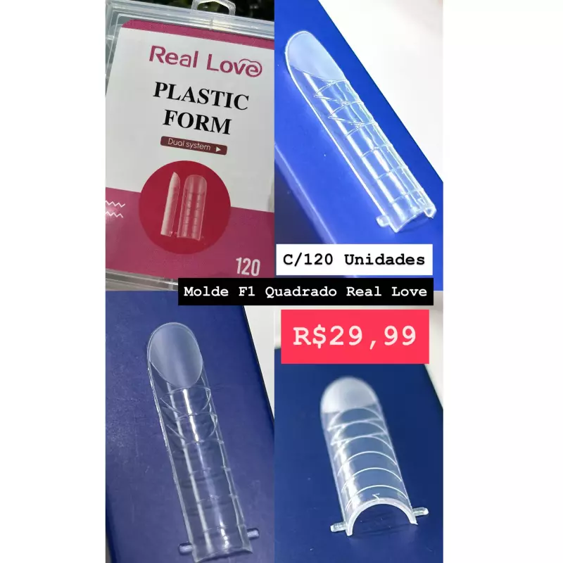 Molde F1 Real Love Quadrado