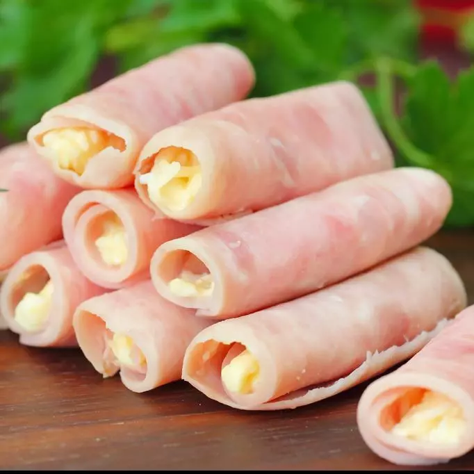 Rollitos jamón y queso x3