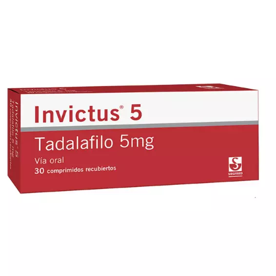 INVICTUS 5 MG X 30 TABLETAS
