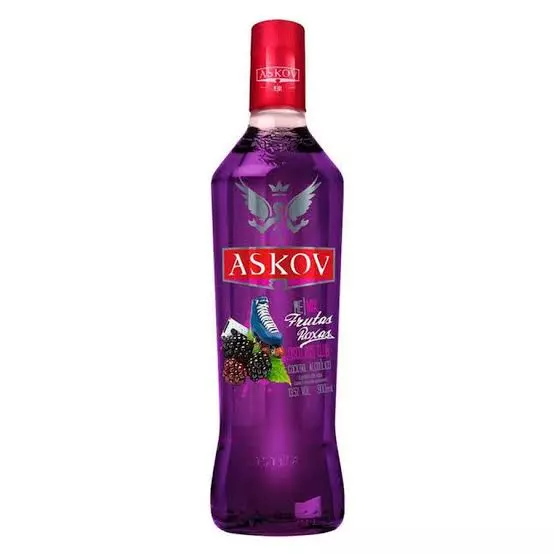 Vodka Askov frutas roxas 900 ml