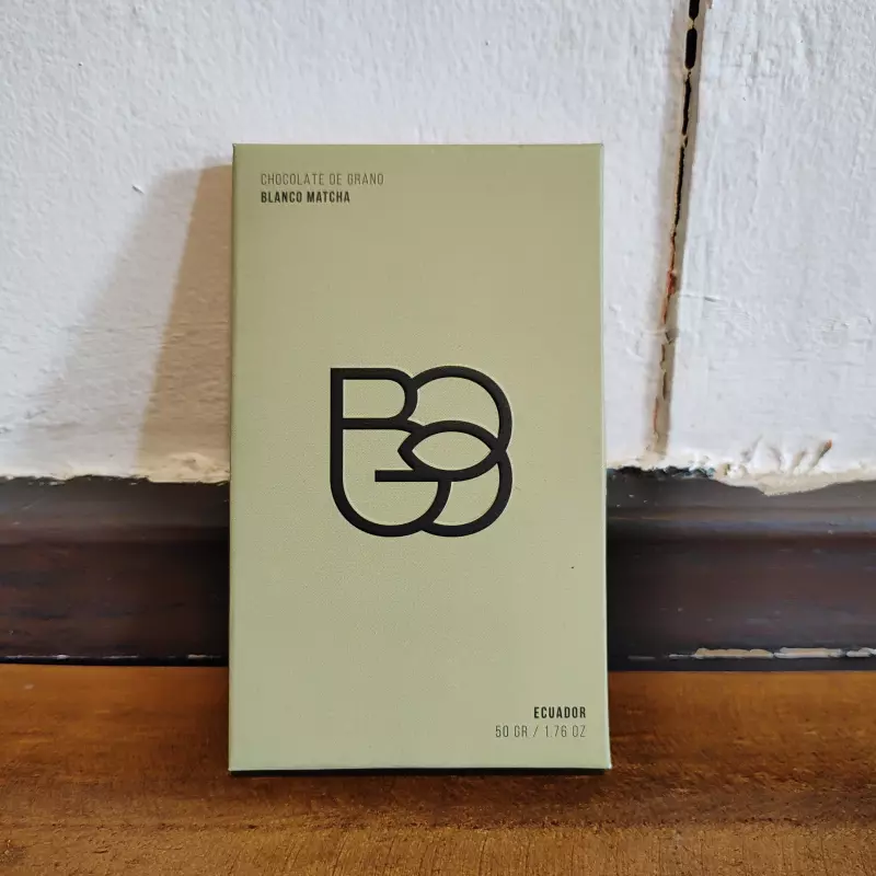 Barra Bogo Blanco con matcha