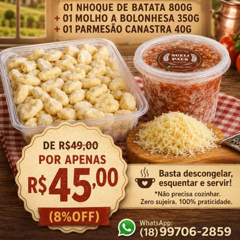 Combo - Padrão Bolonhesa