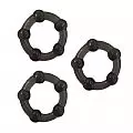 Anel Peniano kit com 3 Preto - 7308