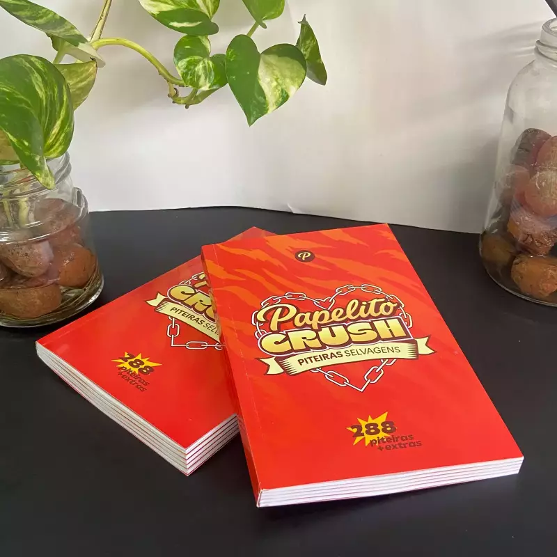 Livro Crush Papelito c/288 Piteiras