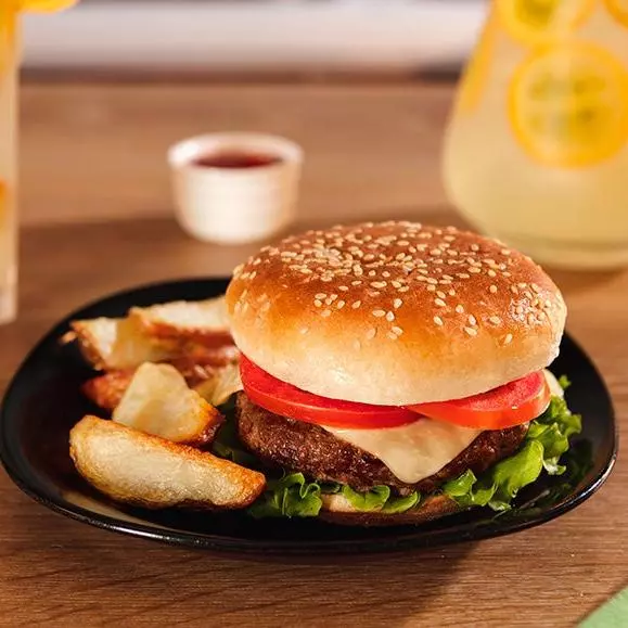 Hamburguesa Clásica de Res