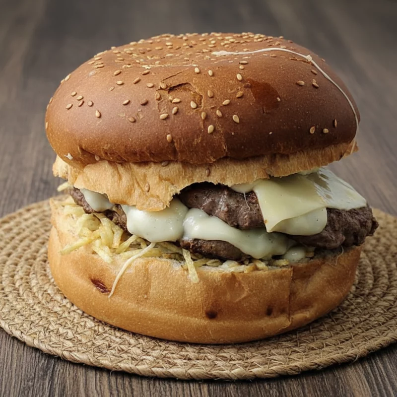 X- Burguer Especial+ batata chips