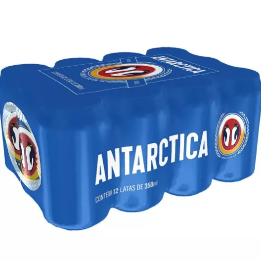 Cerveja Antarctica Lata 350ml 12un