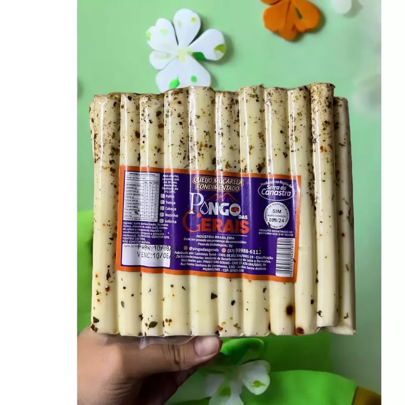 Queijo palito temperado