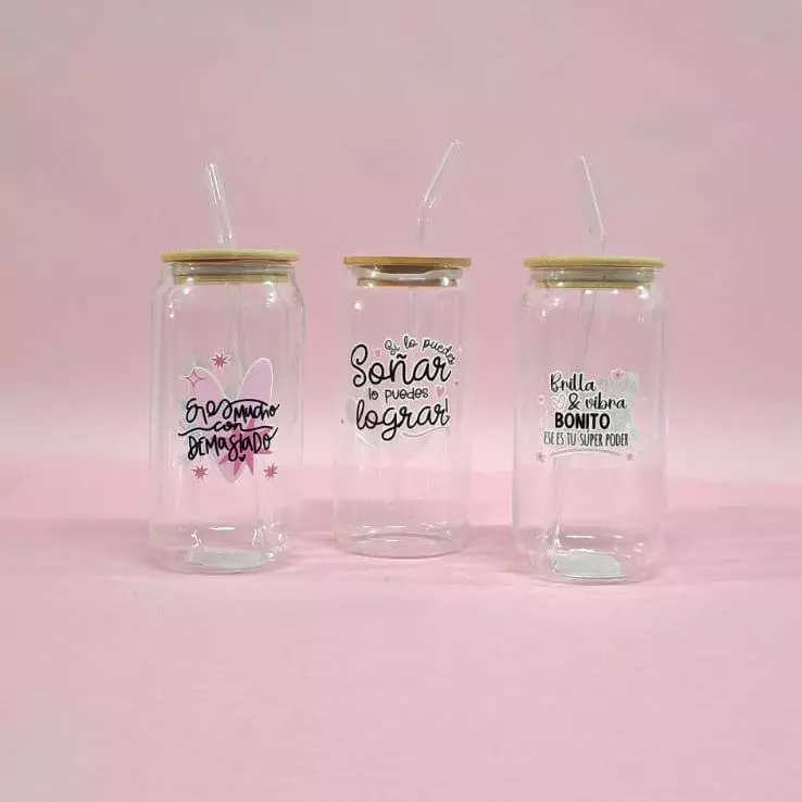 Vaso pitillo vidrio kiut