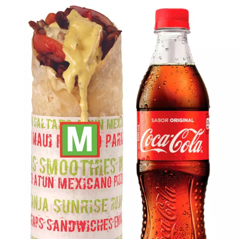 1 Wrap M + 1 Bebida