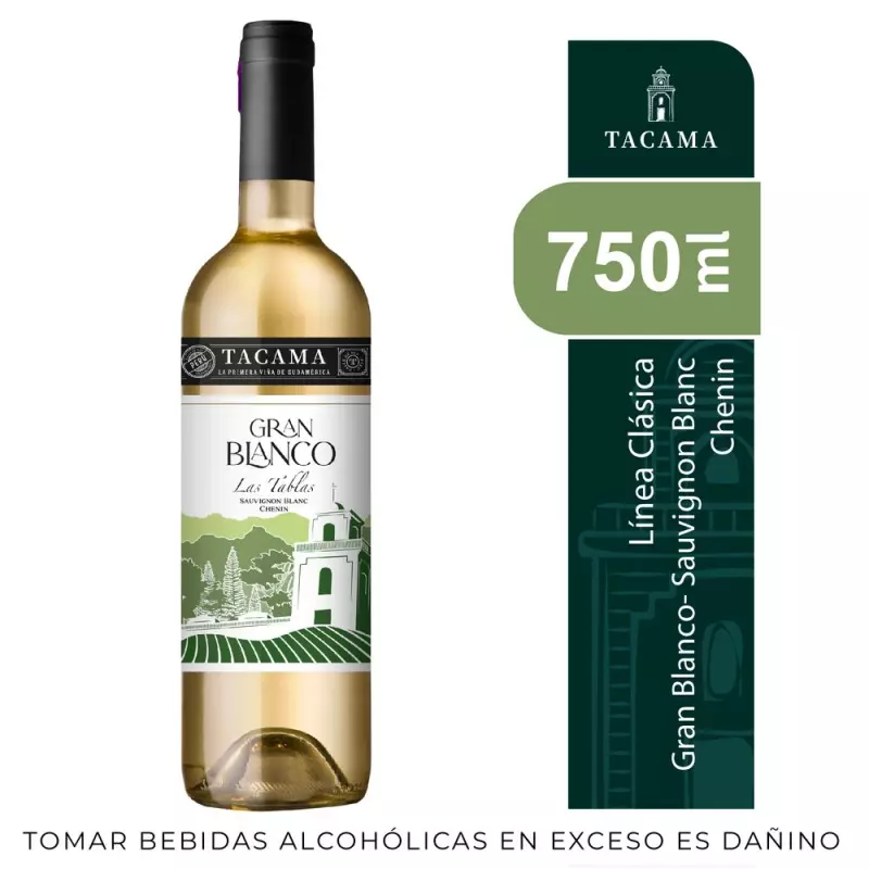 VINO TACAMA GRAN BLANCO 750 ML
