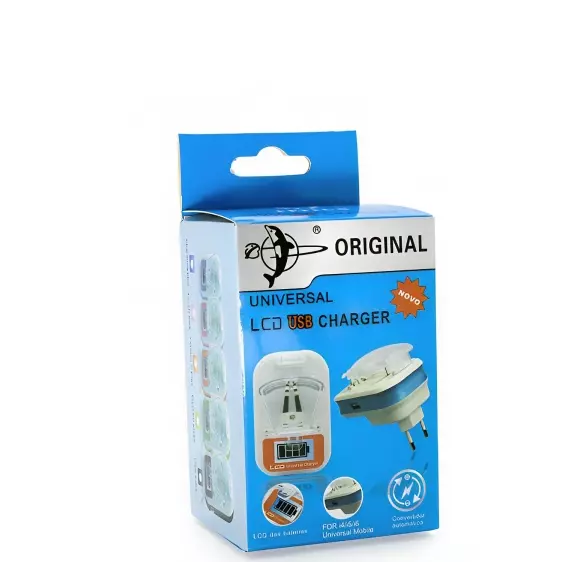 CARREGADOR UNIVERSAL DE BATERIA LCD