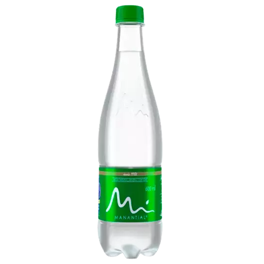 Agua Manantial con gas Pet x 600ml