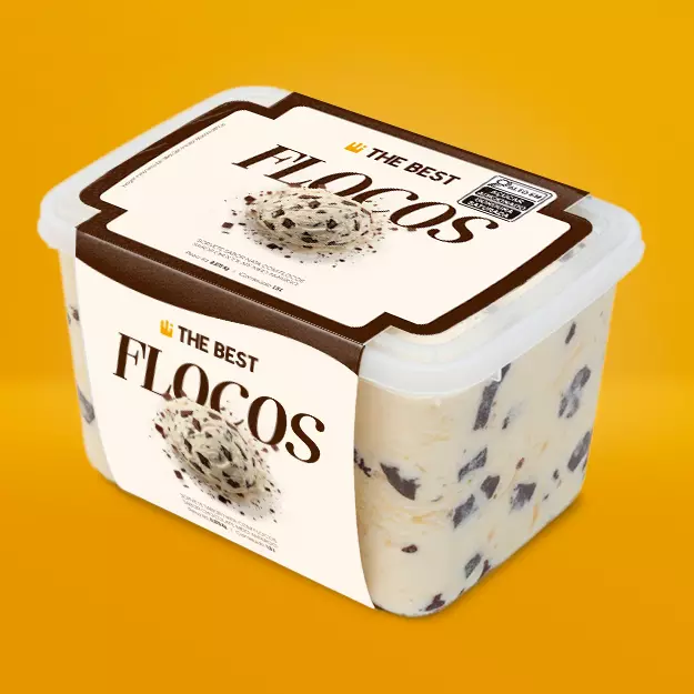 Sorvete de Flocos - 1,5 L Pote