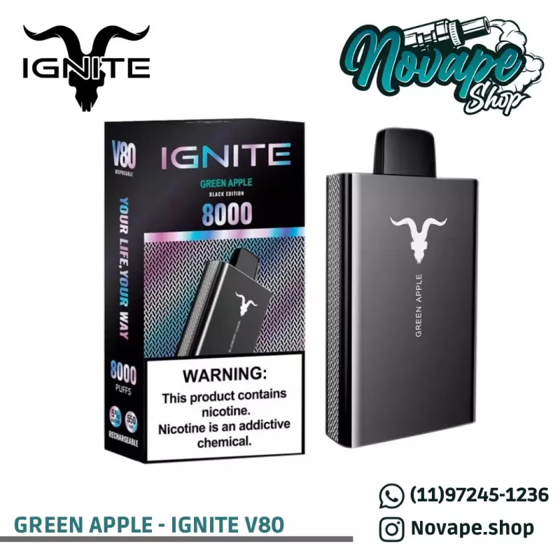 Ignite V80 Black edition 8000 Puffs