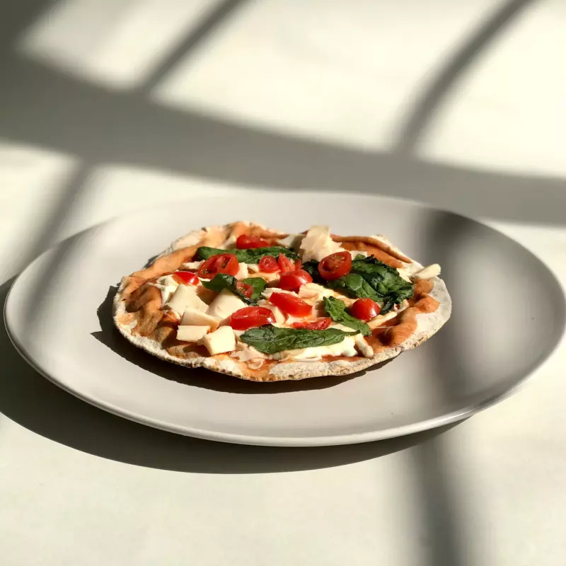PIZZA INDIVIDUAL CHAMPI,VEGETARIANA